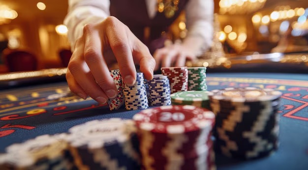 pacinko app home screen showing live-dealer tables and sports betting options